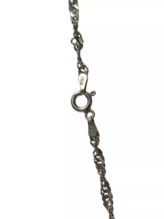 SREBRO - WYRÓB JUBILERSKI UŻYWANY ŁAŃCUSZEK 6,42 G 925