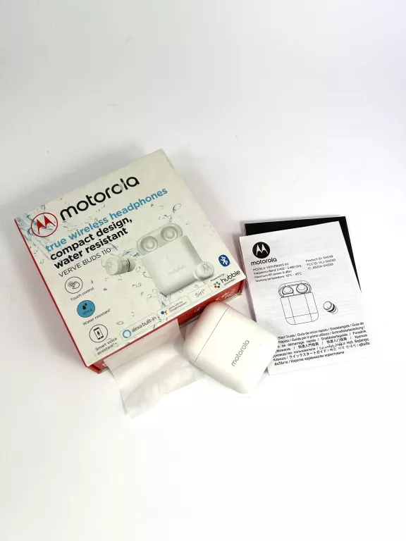 SŁUCHAWKI BEZPRZEWODOWE DOKANAŁOWE MOTOROLA VERVE BUDS 110