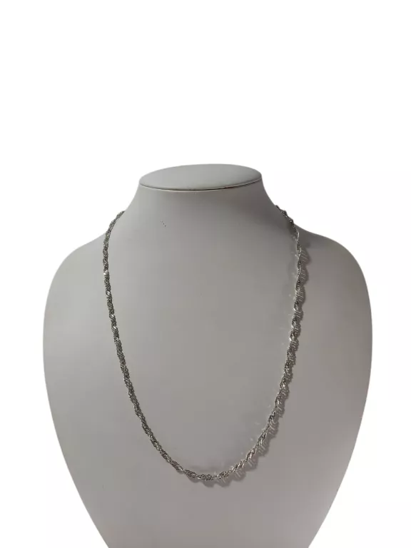 SREBRO - WYRÓB JUBILERSKI UŻYWANY ŁAŃCUSZEK 6,42 G 925