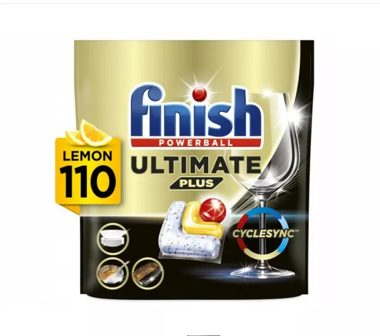 KAPSUŁKI DO ZMYWARKI FINISH POWERBALL ULTIMATE PLUS ALL IN 1 - 110 SZT.