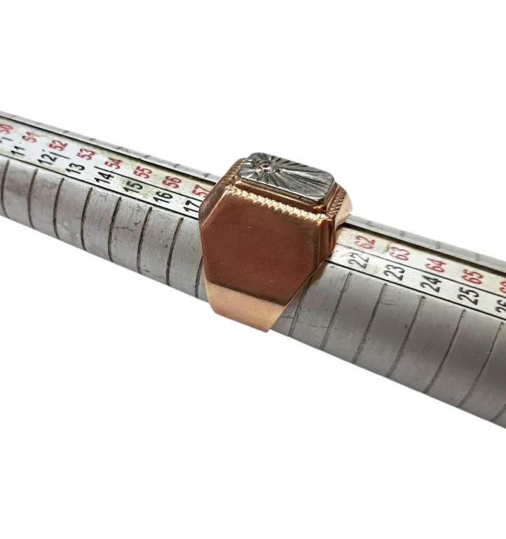 WYRÓB JUBILERSKI UŻYWANY SYGNET 14K/R:20/6.93G