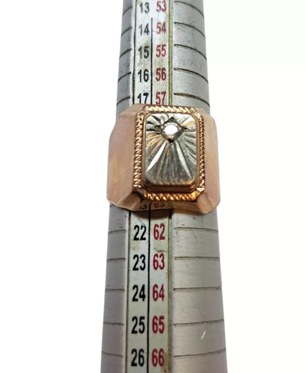 WYRÓB JUBILERSKI UŻYWANY SYGNET 14K/R:20/6.93G