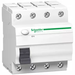 SCHNEIDER K60 WYŁĄCZNIK RÓŻNICOWOPRĄDOWY 4P 40A 300MA TYP AC A9Z06440