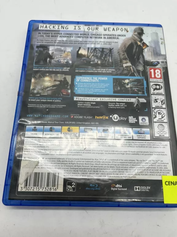 GRA PS4 WATCH DOGS