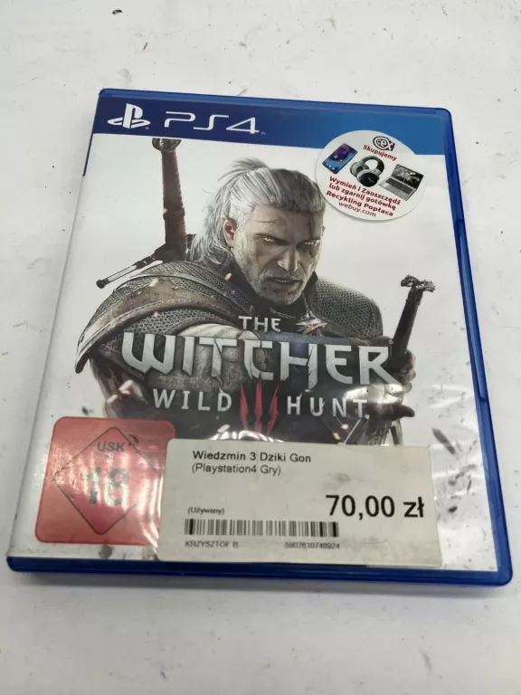 GRA PS4 WIEDZMIN 3