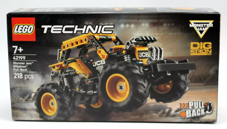 KLOCKI LEGO 42199 TECHNIC MONSTER JAM DIGATRON PULL-BACK SILNIK NAWIJAJĄCY