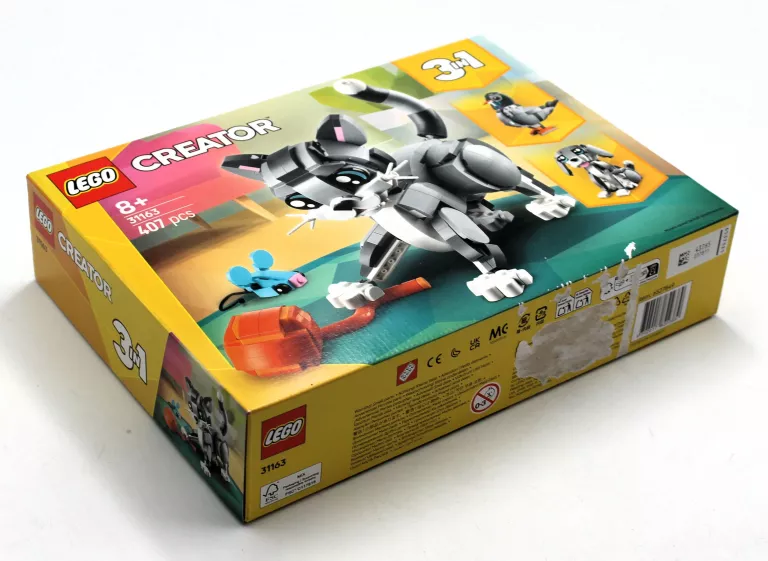 KLOCKI LEGO 31163 CREATOR 3 W 1 PSOTNY KOT PIES GOŁĄB