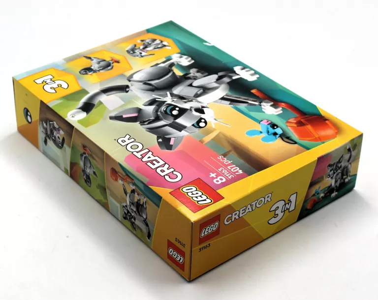 KLOCKI LEGO 31163 CREATOR 3 W 1 PSOTNY KOT PIES GOŁĄB