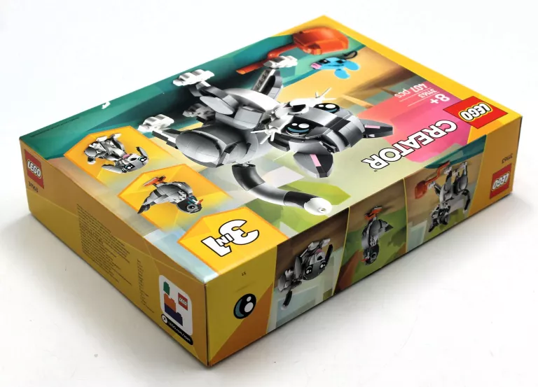 KLOCKI LEGO 31163 CREATOR 3 W 1 PSOTNY KOT PIES GOŁĄB
