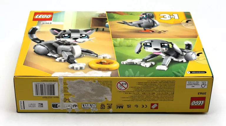 KLOCKI LEGO 31163 CREATOR 3 W 1 PSOTNY KOT PIES GOŁĄB