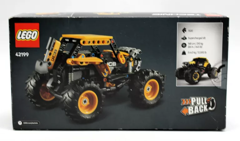 KLOCKI LEGO 42199 TECHNIC MONSTER JAM DIGATRON PULL-BACK SILNIK NAWIJAJĄCY