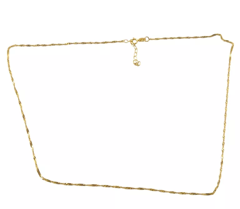 ŚLICZNY ZŁOTY ŁAŃCUSZEK 14K P.585 1,0 G / REGULOWANY 41-44 CM