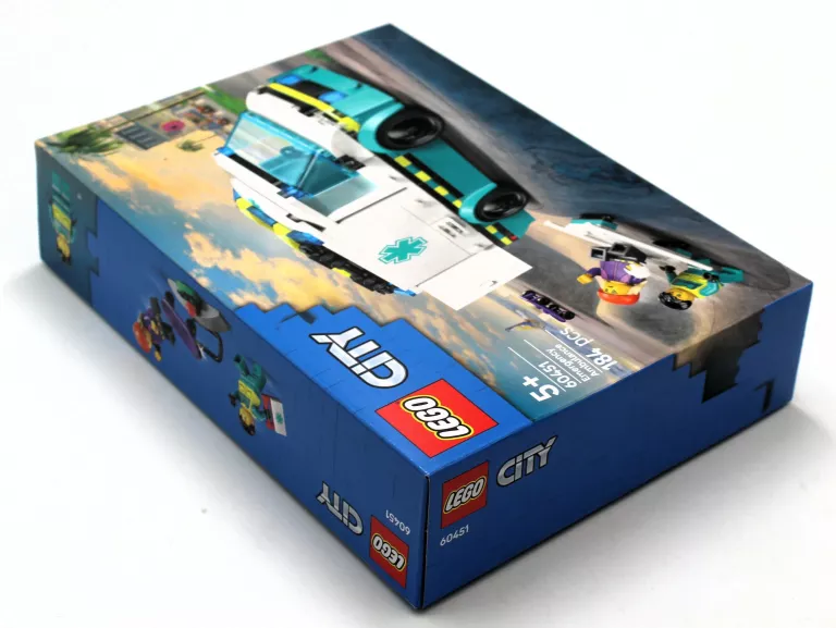 KLOCKI LEGO CITY 60451 EMERGENCY AMBULANCE KARETKA POGOTOWIA