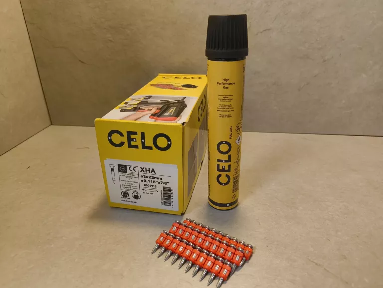 GWOŹDZIE CELO XHA 3X22MM 800SZT +GAZ