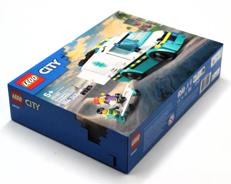 KLOCKI LEGO CITY 60451 EMERGENCY AMBULANCE KARETKA POGOTOWIA