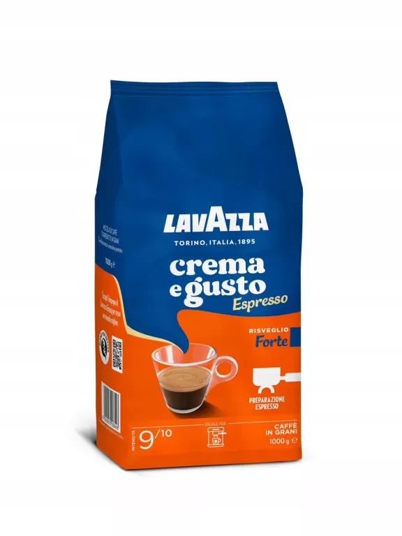 KAWA ZIARNISTA MIESZANA LAVAZZA CREMA E GUSTO FORTE 1000 G