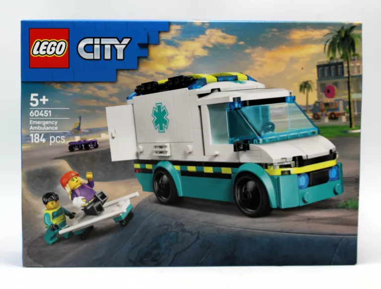 KLOCKI LEGO CITY 60451 EMERGENCY AMBULANCE KARETKA POGOTOWIA