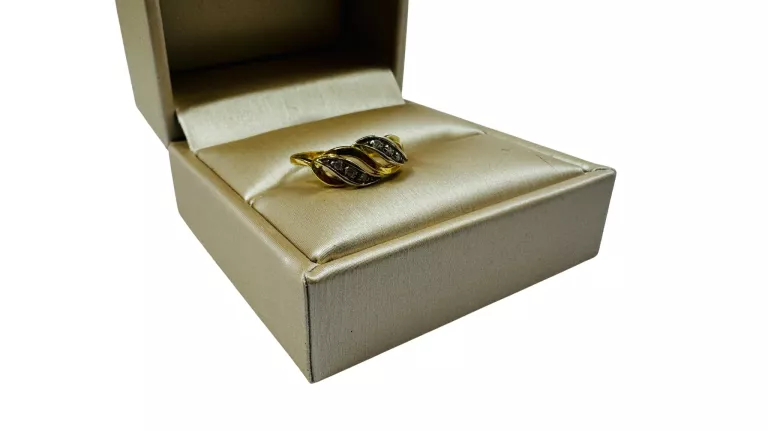 ZŁOTY PIERŚCIONEK CYRKONIE PRÓBA 585 1,72G ROZMIAR 11