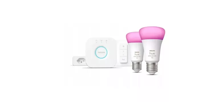 ZESTAW STARTOWY PHILIPS HUE WHITE AND COLOR AMBIANCE E27 AD1855