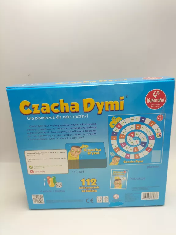 GRA PLANSZOWA CZACHA DYMI PRAWDA CZY FAŁSZ