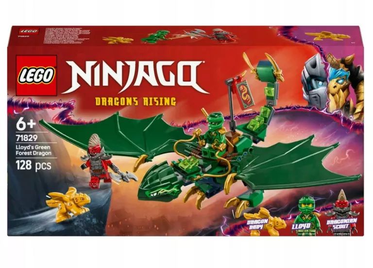 KLOCKI LEGO NINJAGO ZIELONY LEŚNY SMOK LLOYDA 71829