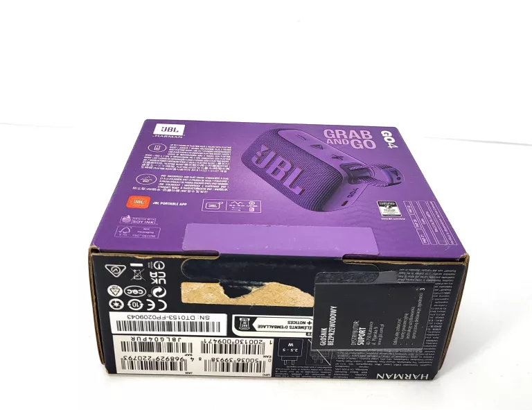 GŁOSNIK JBL GO 4 FIOLETOWY