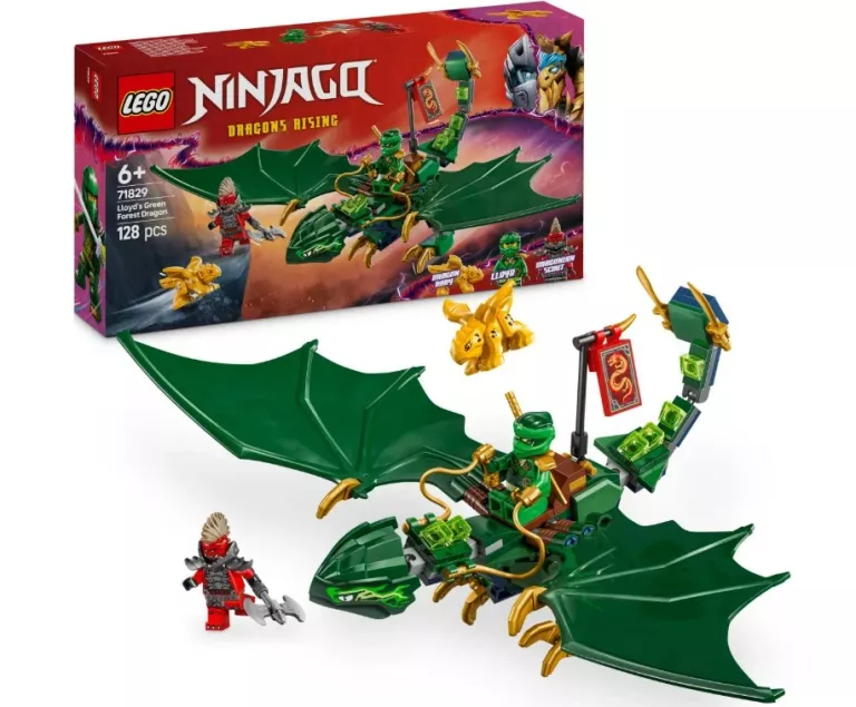 KLOCKI LEGO NINJAGO ZIELONY LEŚNY SMOK LLOYDA 71829