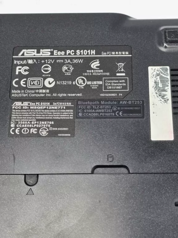 LAPTOP MINI BOOK ASUS EEE PC X101CH 1GB/100GB/WINXP +ZASILACZ