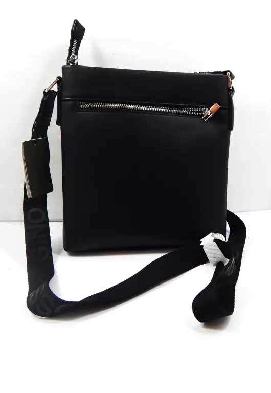 GINO ROSSI TOREBKA SKÓRA EKOLOGICZNA CZARNY