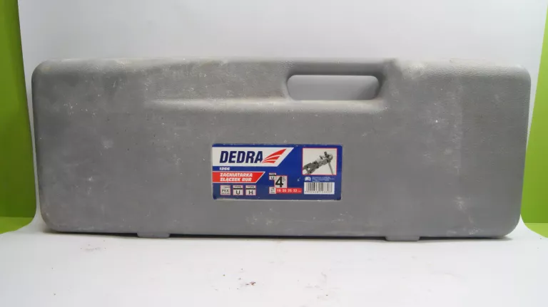 ZAGNIATARKA ZACISKARKA ZŁĄCZEK DO RUR DEDRA 1266 WALIZKA