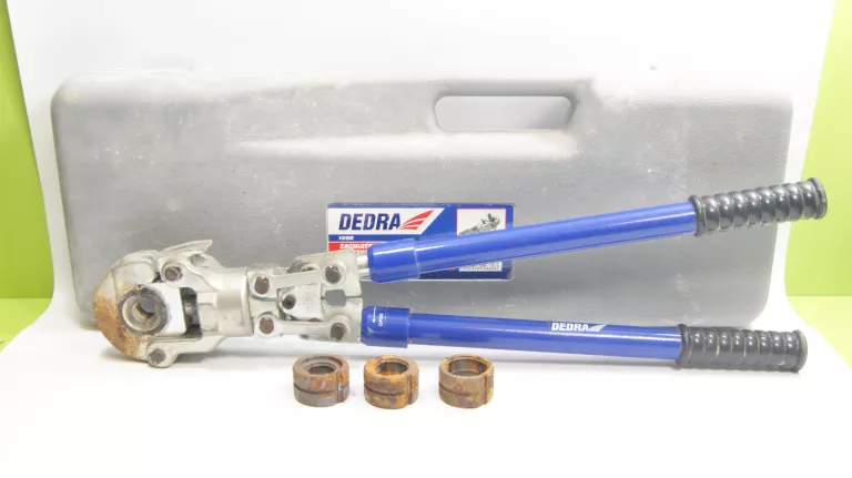 ZAGNIATARKA ZACISKARKA ZŁĄCZEK DO RUR DEDRA 1266 WALIZKA