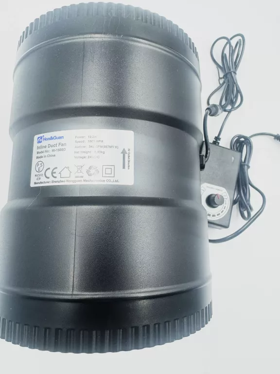 WENTYLATOR KANAŁOWY HONGUAN HI150SD 150 MM