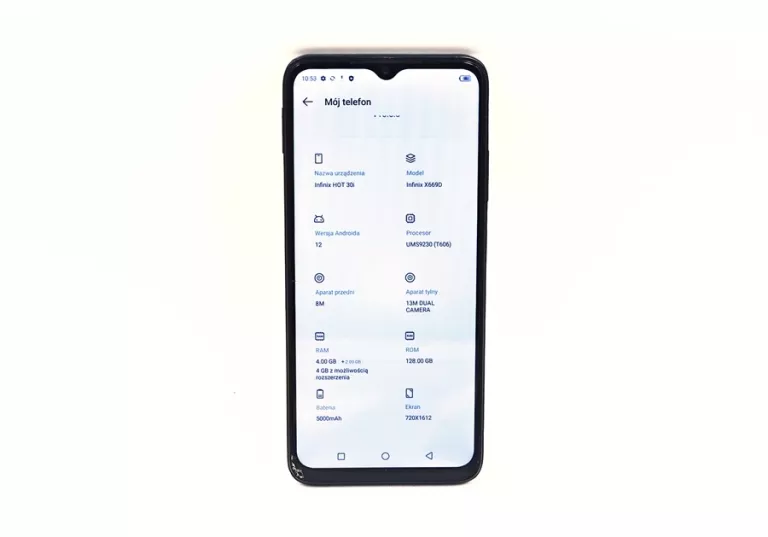 TELEFON SMARTFON INFINIX HOT 30I 4 GB / 128 GB