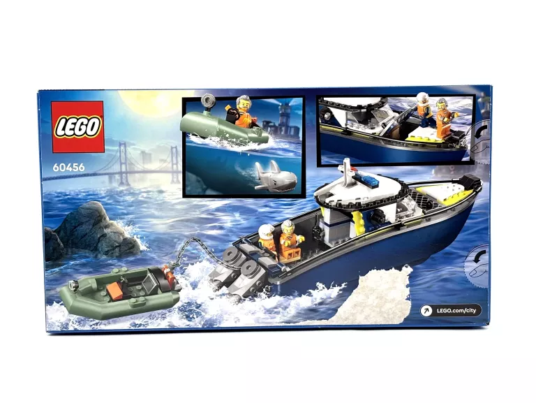 LEGO CITY 60456 POŚCIG ŁODZIĄ POLICYJNĄ