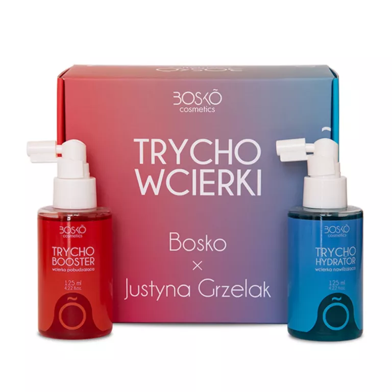 ZESTAW BOSKO COSMETICS WCIERKA POBUDZAJĄCA + WCIERKA NAWILŻAJĄCA 2X125 ML