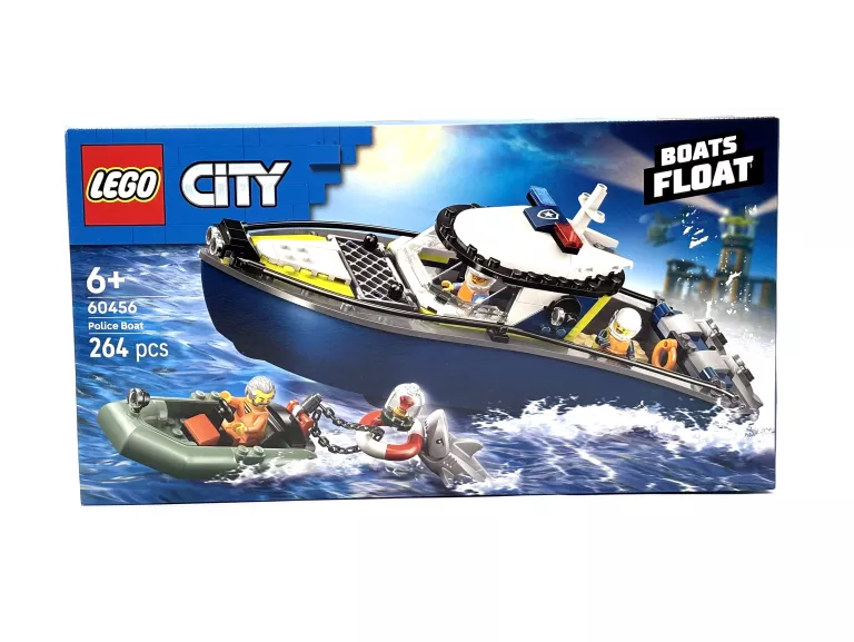 LEGO CITY 60456 POŚCIG ŁODZIĄ POLICYJNĄ