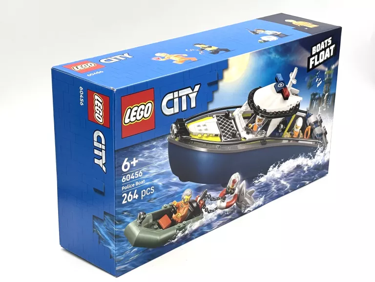 LEGO CITY 60456 POŚCIG ŁODZIĄ POLICYJNĄ
