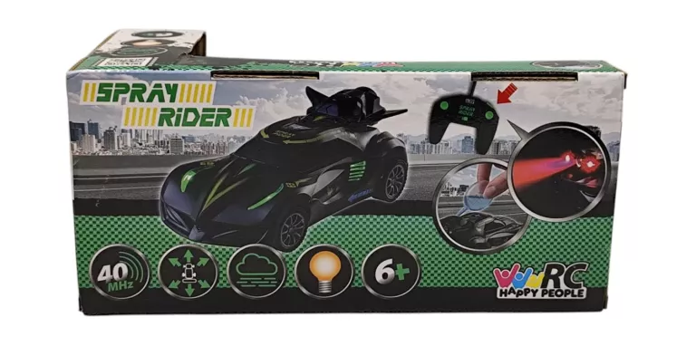 SAMOCHÓD SPRAY RIDER ZDALNIE STEROWANY NA PILOT RC HAPPYPEOPLE