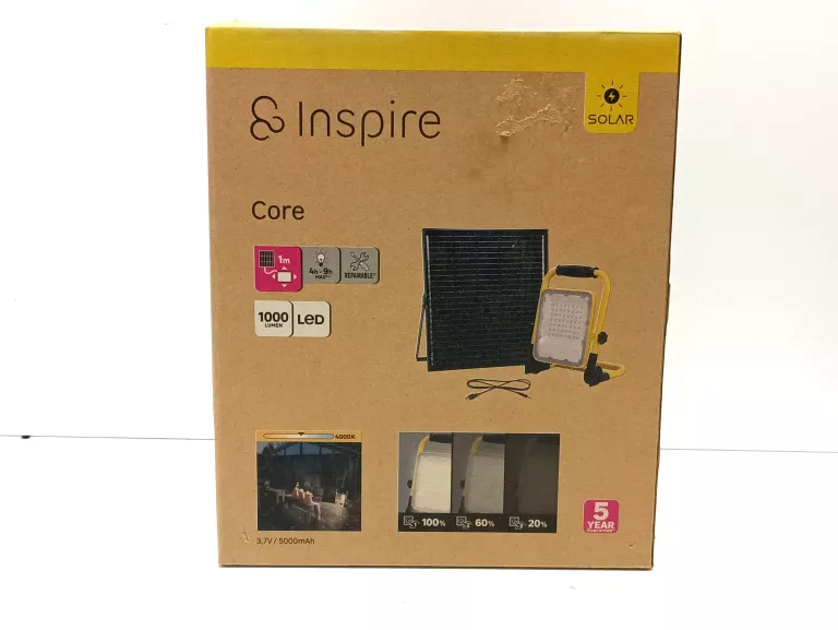 INSPIRE NAŚWIETLACZ SOLAR 1000LM