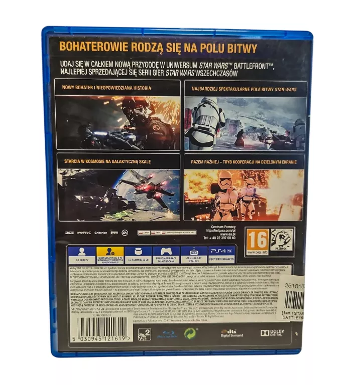 STAR WARS: BATTLEFRONT II PLAYSTATION 4 (PS4)