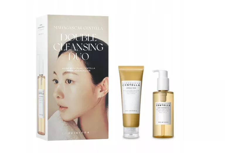 SKIN1004 ZESTAW OLEJEK + PIANKA MADAGASCAR CENTELLA DOUBLE CLEANSING DUO