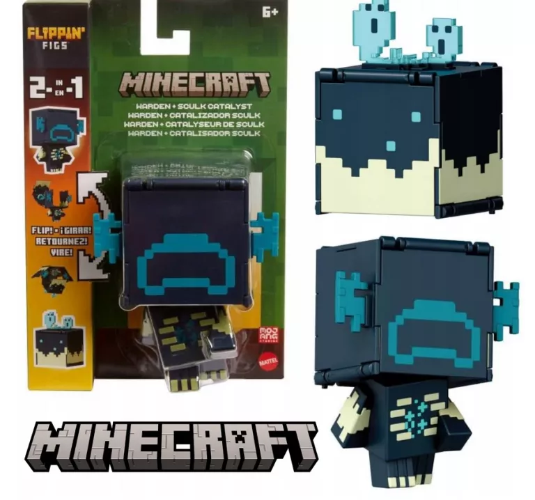 MINECRAFT NADZORCA Z TRANSFORMACJĄ FIGURKA KOLEKCJONERSKA DLA DZIECI JCN20
