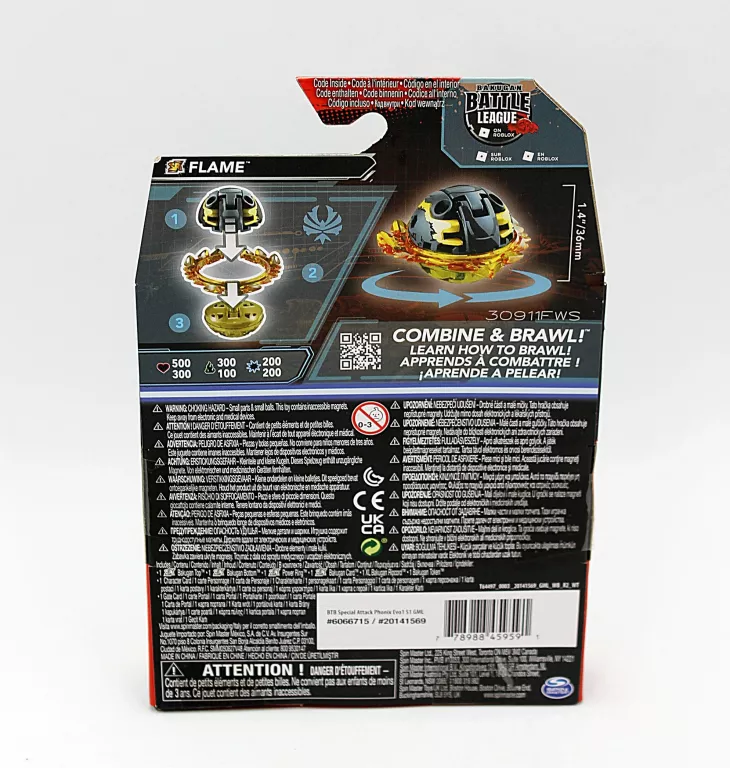 FIGURKA ZABAWKA BAKUGAN 3,0 FLAME SPECIAL ATTACK