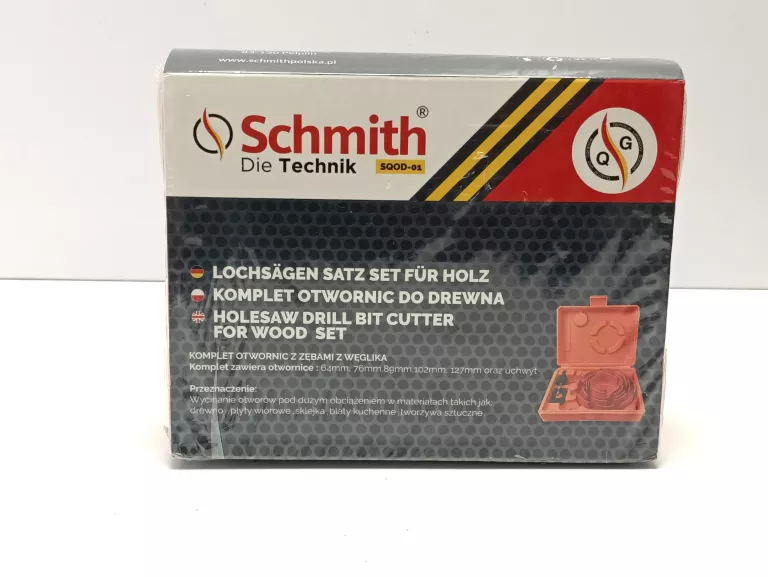 SCHMITH SQOD-01 ZESTAW OTWORNIC DO DREWNA