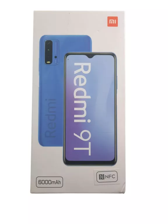 TELEFON XIAOMI REDMI 9T 4/64GB/PUDEŁKO