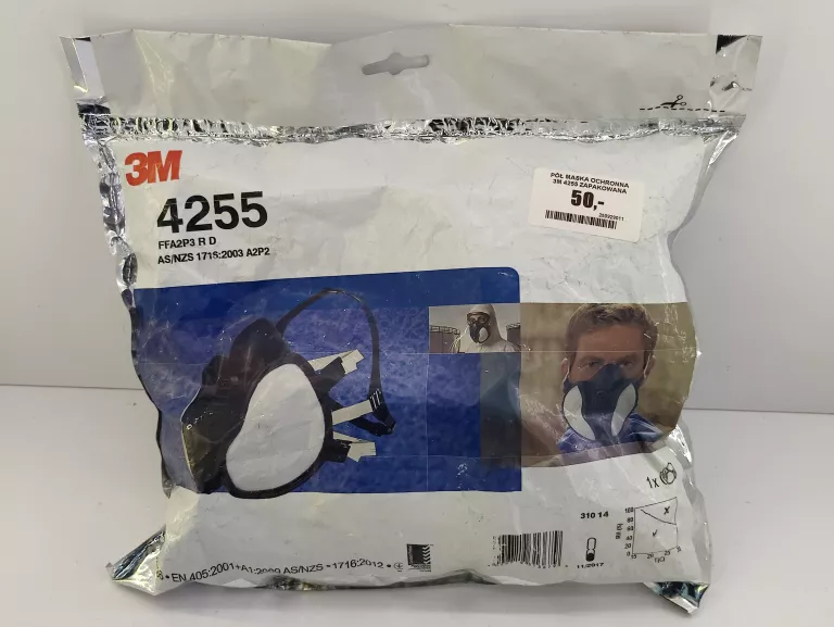 PÓŁ MASKA OCHRONNA 3M 4255 ZAPAKOWANA