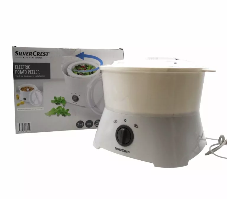 SILVERCREST ELECTRIC POTATO PEELER ELEKTRYCZNA OBIERACZKA DO ZIEMNIAKÓW