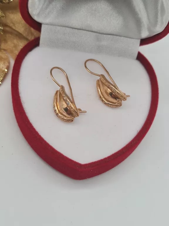 KLASYCZNE ZŁOTE  KOLCZYKI 585 3,5G