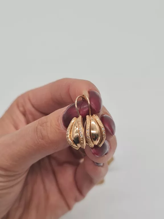 KLASYCZNE ZŁOTE  KOLCZYKI 585 3,5G