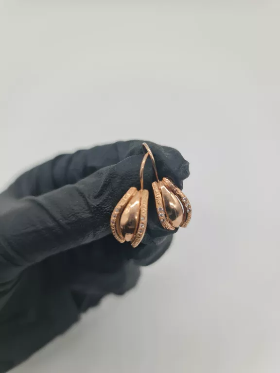 KLASYCZNE ZŁOTE  KOLCZYKI 585 3,5G